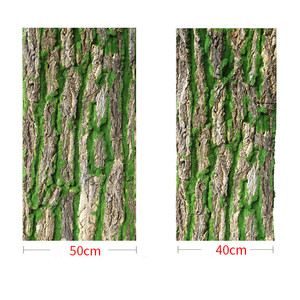 Vỏ Cây Thông Khô Thật Với Rêu Nhân Tạo Cho Bọc Cột Ống Nước Trong Nhà - Product Image 4