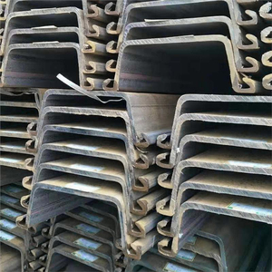 Fabricant chinois de palplanches d'acier Q235 laminées à chaud 3 12m palplanches Larsen résistantes à l'eau pour la construction de bâtiments - Product Image 3