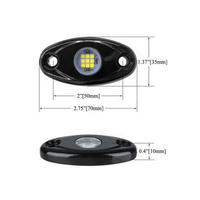 Luces LED RGB de Alta Calidad de 12V y 9 LED, Color Blanco Puro, Nuevas, para Camionetas 4x4, Todoterreno, Jeeps, Autos, Barcos y Yates