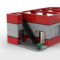 Set de Bloques de Construcción Modulares para Niños, Personalización de Escenas, Estacionamiento, Modelo de Paisaje, Ladrillos de Plástico, Juguete Educativo DIY