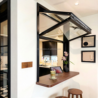 Ventanas Corredizas Plegables Horizontales de Aleación de Aluminio Modernas Personalizadas, Venta al por Mayor de Fábrica, Vidrio Templado Insonorizado y Resistente al Viento