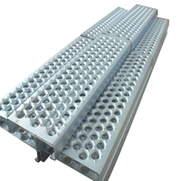 Plaque antidérapante en métal perforé rond en aluminium à bon prix, motif crocodile