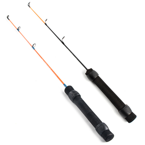 Una sección de vidrio de acero de agua dulce balsa giratoria de alta sensibilidad caña de pescar en hielo - Product Image 1