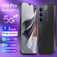 Smartphone Android 5G V29 Pro original, appareil photo beauté, 16 Go + 1 To, haute qualité, pas cher, 2024