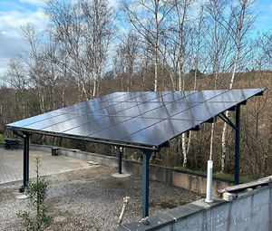 Pérgola Solar Universal de Diseño OEM, Toldo para Estacionamiento de Autos, Kit de Carport Solar de Acero Galvanizado para Hogar y Comercio - Product Image 5