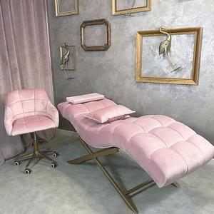 Cama de Extensión de Pestañas Blanca Personalizable Unirelax con Reposacabezas Ajustable para Salón, Diseño Moderno, Cama de Belleza Facial para Pestañas - Product Image 2