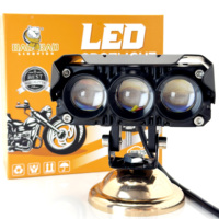 Système d'éclairage de conduite miniature BB1731, blanc jaune, ventilateur LED, projecteur, feu antibrouillard, phare, ampoule pour vélo, moto, moto