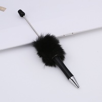 En stock, vente en gros, stylos en peluche écologiques à faire soi-même, stylos en perles créatifs, transfrontaliers, colorés, faits à la main, fournitures promotionnelles pour fêtes