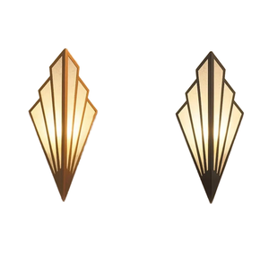 Lusso nordico semplice muro luce creativa a forma di ventaglio corpo in ferro <span class=keywords><strong>per</strong></span> Hotel corridoio portico camera da letto - Product Image 1