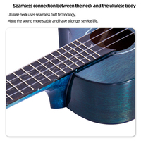 GALYDA gitar listrik Cutaway 23 inci dengan kepala Ukulele kualitas tinggi untuk penggunaan musik grosir
