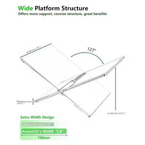 Acrylic Máy tính để bàn x-loại kệ sách là dễ dàng để cài đặt kệ quran đẹp - Product Image 4
