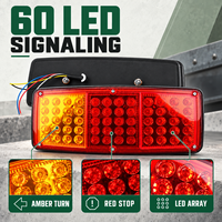 Feu arrière de camion HSSH 80 LED 12V 24V, feu combiné arrière pour camion lourd et remorque Mercedes Benz