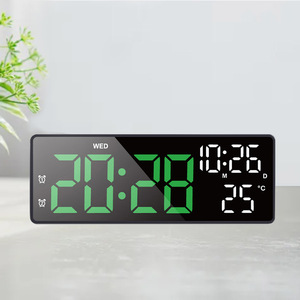 16&quot; LED Wall <strong>Clock</strong> Two Sets of Ringing Temperature Date Week Time - Product Image 1