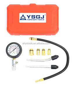 Motor Compressão <span class=keywords><strong>Tester</strong></span> 8-Piece 0-300 Psi Cilindro Manômetro Conjunto para Motores a Gás Gasolina Ferramenta de Reparo Do Veículo - Product Image 3