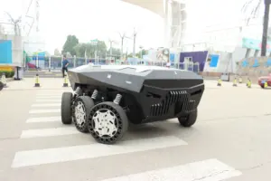 Châssis à chenilles adaptatif industriel 6×6, haute efficacité de transmission pour les robots de patrouille et de relevé - Product Image 4