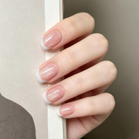 Lot de faux ongles carrés en ABS de qualité supérieure, à presser, faits à la main, avec colle, lime à ongles, emballage en boîte, vente en gros, prêt à expédier