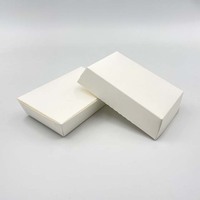 Boîte à emporter en papier kraft naturel jetable de 450 ml avec couvercle unique, récipient alimentaire pour restaurant, restauration rapide, emballage de traiteur
