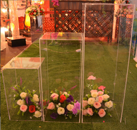 Décoration de mariage présentoir en acrylique Transparent Table à Dessert en acrylique Transparent