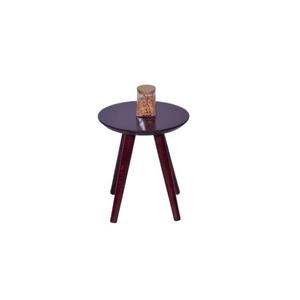 Modern <b>Round</b> Mango Wood Eco-Friendly Side <b>Table</b> with Minimalist Design for Living Room Villa & Hotel Furniture - Product Image 5