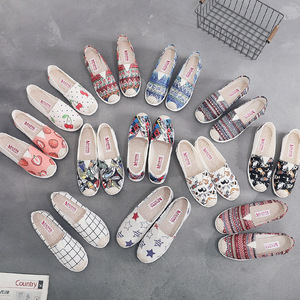 26 моделей: Новые повседневные модные слипоны <span class=keywords><strong>Thomas</strong></span> в стиле старого Пекина из ткани, дышащие, с нескользящей мягкой подошвой из ПВХ, для весны/осени - Product Image 3