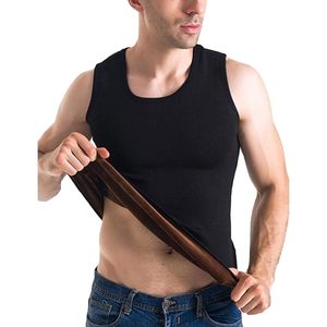 FOXA Camiseta sin mangas térmica de algodón para hombre, ropa interior con forro polar, chaleco sin mangas, cálido y transpirable para invierno - Product Image 1