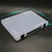 Boîte de rangement en plastique, mallette à outils multifonctions 1 unité, boîte de rangement