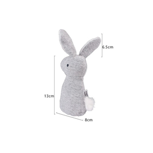 Juguete de Peluche para Perro con Forma de Conejo, con Sonido, Relleno, con Campana y Papel Arrugado, Juguete Interactivo para Masticar y Limpiar los Dientes - Product Image 3