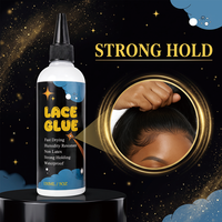 Colle pour perruque à tenue forte, résistante à la transpiration et à l'eau, longue durée, pour fusionner la dentelle, 38ml 60ml 150ml, marque privée
