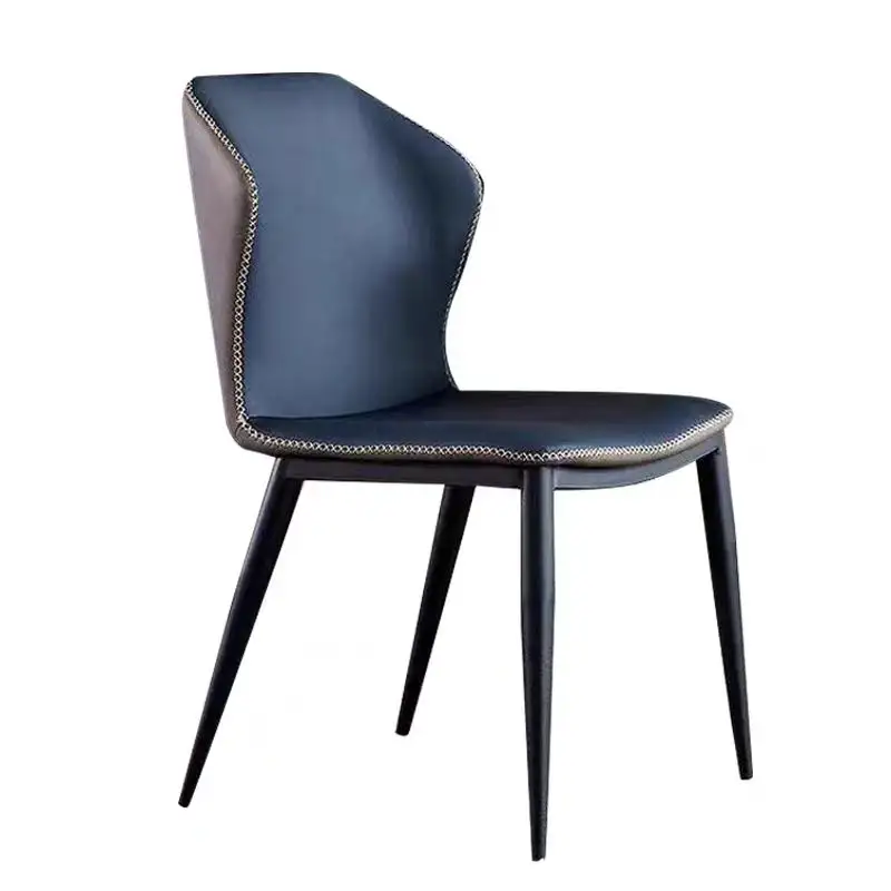 Стулья для ресторанов с высокой спинкой, дизайнерские итальянские кожаные обеденные стулья, современные роскошные стулья для стола и стула