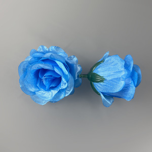 Capullos de Rosa Rellenos de Fibra, Flores de Tela de Seda de 6 cm, Decoraciones para Bodas, Accesorios para el Hogar - Product Image 4