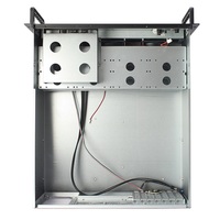 Casing Server Rakmount 4U EATX ATX Panel Aluminium Layar LCD 19 Inci, Kedalaman 450mm