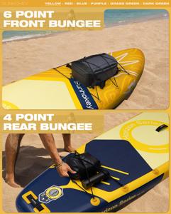 <span class=keywords><strong>Tabla</strong></span> de Paddle Inflable de 11'x34''x6'' (420 LBS) con Tecnología Drop Stitch, para Todos los Niveles, Envío desde Almacén en la UE - Product Image 5