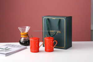 <b>Mr</b> <b>and</b> <b>Mrs</b> Mugs Customizable Ceramic Tea Cups <b>and</b> Coffee Mugs <b>Gift</b> Set for Couples Valentine's Day <b>and</b> Tradeshow Giveaways - Product Image 4