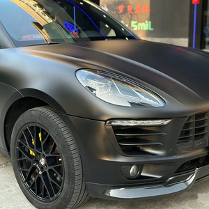 1.52*18m Car Wrapping Film Matte Black Air <b>Bubble</b> Free Auto <b>Sticker</b> Car Wrap Vinyl Film Roll - Product Image 2