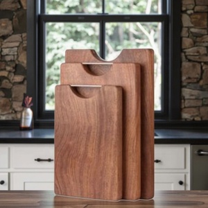 <span class=keywords><strong>Planche</strong></span> à découper multifonctionnelle en bois d'ébène et de <span class=keywords><strong>noyer</strong></span> à double face <span class=keywords><strong>Planche</strong></span> à découper de cuisine extra large - Product Image 5