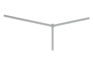 กรอบโลหะสี่เสาที่ทันสมัยหลังคาโรงรถกันน้ำระบบจอดรถแบบสองแฉกพร้อมใบเรือแบบเดี่ยวสำหรับจอดรถ - Product Image 4