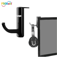 Support pour écouteurs Probebi, support auto-adhésif pour casque, crochet multifonctionnel en plastique
