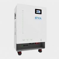 Sistema de Almacenamiento de Energía Solar Residencial, Batería LiFePO4 de 51.2V 200Ah 10.24kWh, Respaldo de Energía Apilable con BMS Inteligente