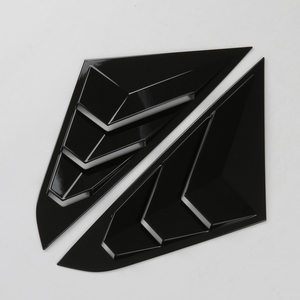 ช่องระบายอากาศหลังรถยนต์สำหรับ Toyota Yaris <span class=keywords><strong>Ativ</strong></span>/Vios ปี <span class=keywords><strong>2023</strong></span> 2024 2025 ลายคาร์บอนไฟเบอร์  ฝาครอบช่องระบายอากาศด้านข้าง สีดำเงา - Product Image 1