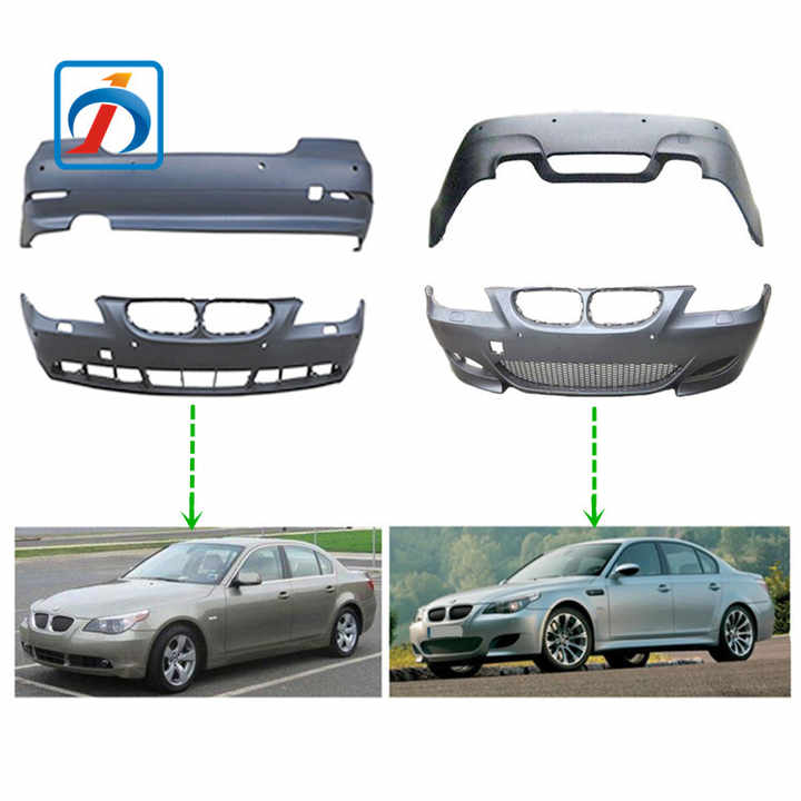 5 Series E60 Front Bumper Rear Bumper Upgrade E60 M5 Body Kit M Sport ...