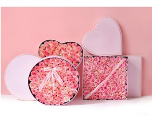 Caja de Flores Cuadrada Personalizada en Forma de Corazón para San Valentín, Cajas de Regalo de Papel Grandes para Propuesta de Matrimonio, Cita Sorpresa - Product Image 4