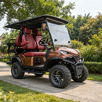 Carrito de Golf Eléctrico Ecológico de 4 Plazas con Color de Carrocería Personalizable y Configuración Personalizable para Uso en Vecinados
