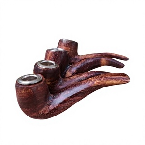 Pipa de Fumar de Madera de Estilo Clásico Hecha a Mano por Artesanos - Reutilizable, Ecológica y Duradera - Product Image 4