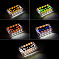 24V LED Camion Oeil Lampe Étanche Devil Eyes Camion Remorque Clignotants pour Camion Côté Voyant Led Voyant D'avertissement