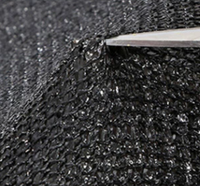 Rouleau de toile d'ombrage tissée en PEHD vierge personnalisable avec protection UV pour serres et cour extérieure Tuniu