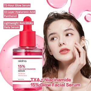 韓国卸売30ml OEM/ODMスキンケア血清ナイアシンアミド + TXA 15% グローホワイトニング減少にきびダークスポット修正フェイシャルセラムd - Product Image 2
