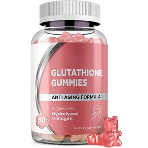 Paquete OEM Glutathlone Gummies con 30mg de colágeno para blanquear fórmula antienvejecimiento Booster Energy precio al por mayor - Product Image 1