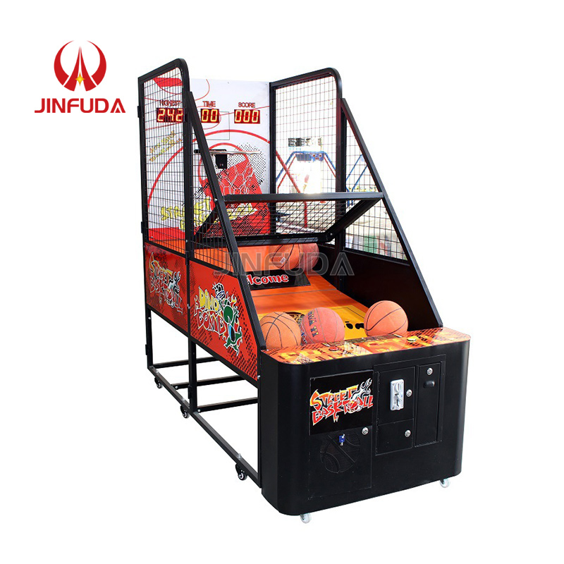Factory Price Hoop Street Shooting Basketball Arcade Game Machine Coin Operated Indoor Sports Basketball Machine Game for Sale