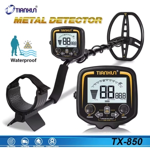 Détecteur de métaux professionnel <span class=keywords><strong>TIANXUN</strong></span> <span class=keywords><strong>TX</strong></span>-<span class=keywords><strong>850</strong></span>, bobine de 11 pouces, détecteur de trésors souterrains, recherche d'or, d'argent, de pièces de monnaie et de bijoux - Product Image 1