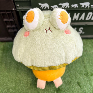 Trucs Anime 10cm Champignon <span class=keywords><strong>Croaking</strong></span> Grenouille Porte-clés Super Soft Short Plush Doll Red Hat Valentine's Day Gift 10CM Animal Pendant - Product Image 5